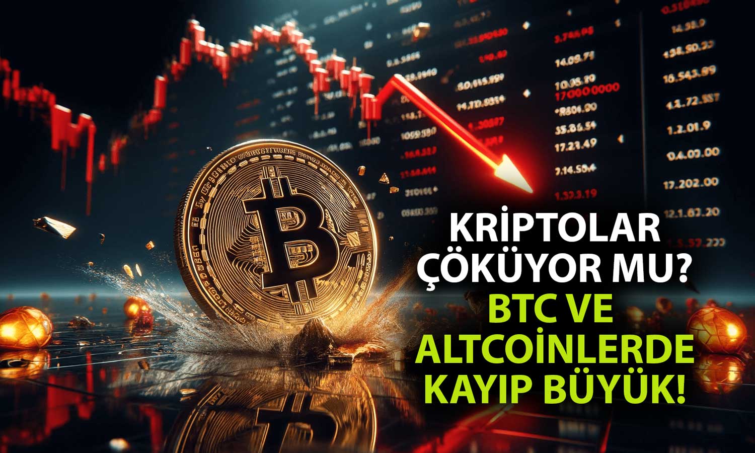 Altcoinlerde Büyük Çöküş: Yüzde 20’den Fazla Değer Kaybı Yaşandı!